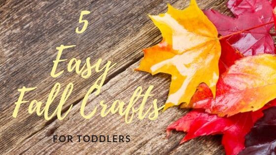 Easy Fall Crafts for Toddlers Banner